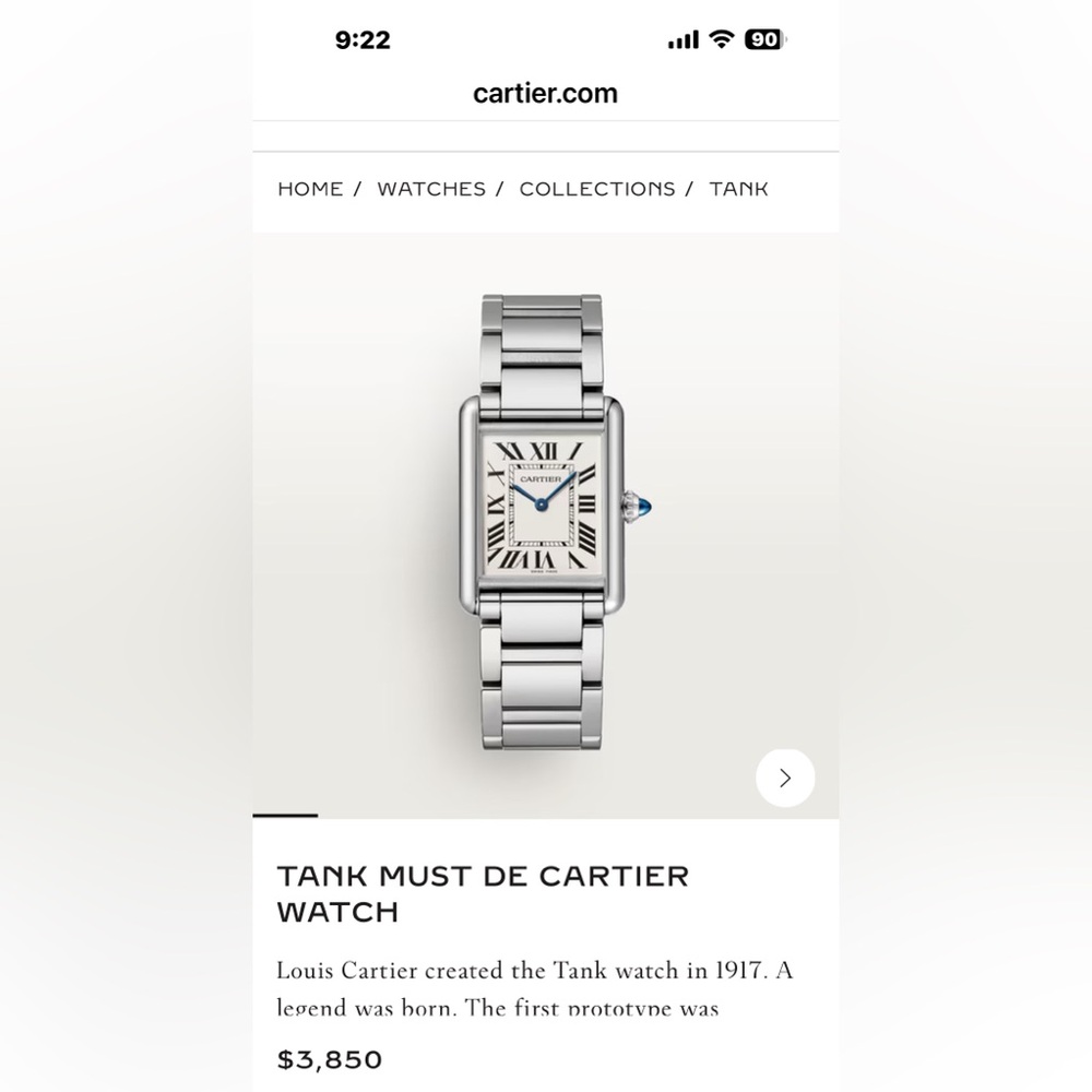 Authentic Cartier watch - Picture 7 of 7